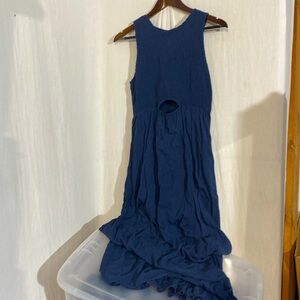 NWOT Deep Navy Blue Summer Maxi Dress
